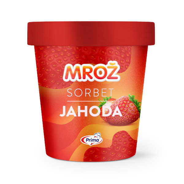 Mrož sorbet jahoda 460 ml